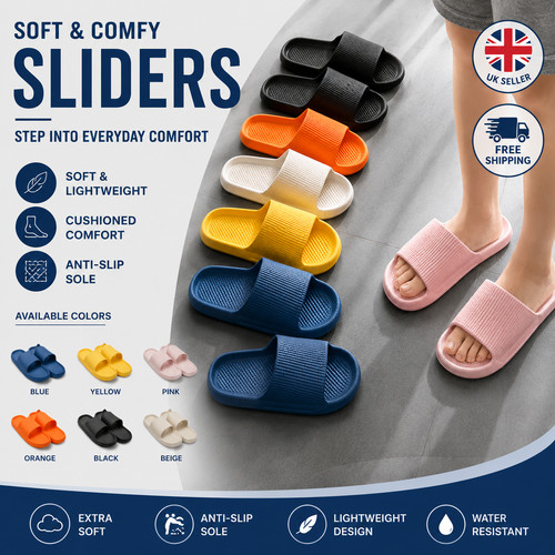 Mens ladies sliders extra - extra, soft