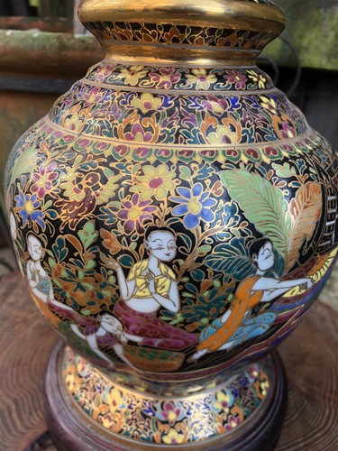 Table lamp vintage thai - table,