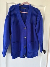M& S Cobalt Blue Chunky Knit