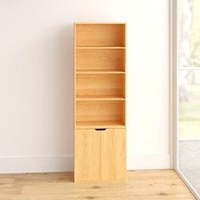 Beech 6 Tier Bookshelf with
