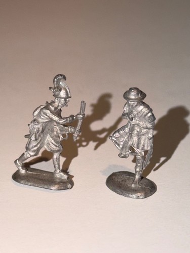 2pcs handmade pewter soldiers - handmade,