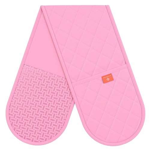 Yellow oven gloves - yellow,