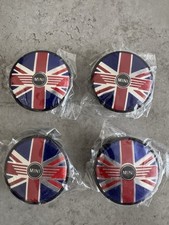 4 X Mini Union Jack wheel