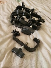 G Clamps X 8 For Trussing  Lighting Black Fantastic Condition 