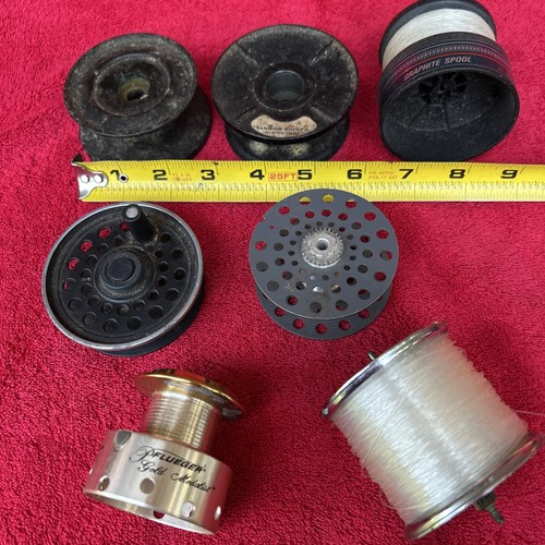 Seven old lot fly fishing - old,