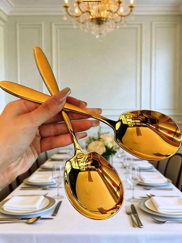 6pcs stainless steel serving - 6pcs,