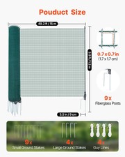 Temporary Fence with Posts