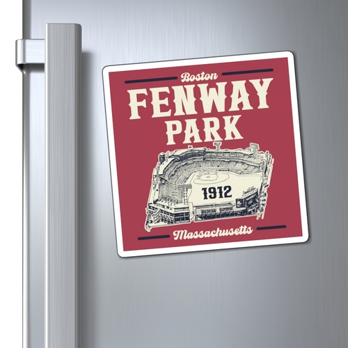Fenway park ballpark retro - ballpark, 6"