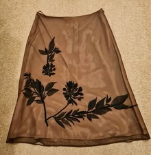 Coast Brown Skirt Size 12