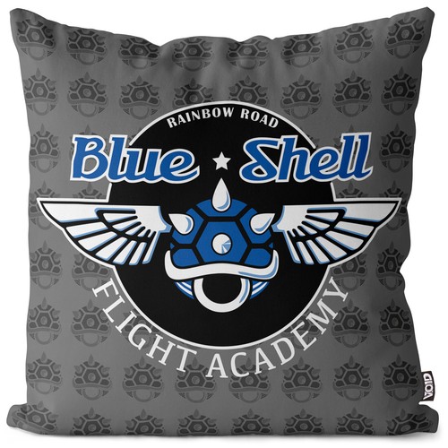 Blue shell cushion cover - shell,