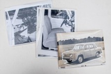 3 Original Period 1960s Large Format Renault R8 Publicity/Press Photos