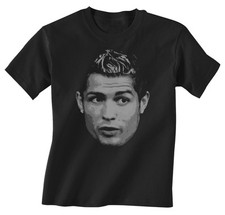 CRISTIANO RONALDO Football Legend Kids Quality Cotton T-Shirt MAN UTD Boys Girls