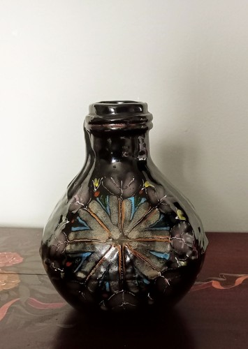 Vintage bitossi art glass vase - vintage,