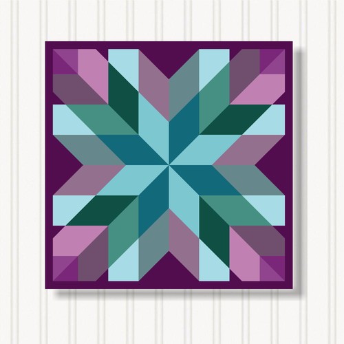 Barn quilt square sizes - barn, 8