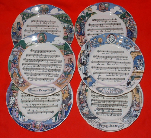 Sarreguemines 6 plates - –,