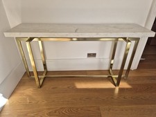 Marble Top & Polished Brass