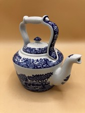 Spode miniature teapot blue - spode,