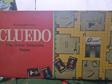 Cluedo Board Game 1972