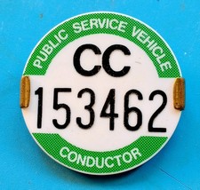 PSV BUS CONDUCTOR BADGE - PCV