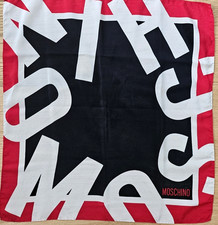 Moschino Mini Print 100%  Silk