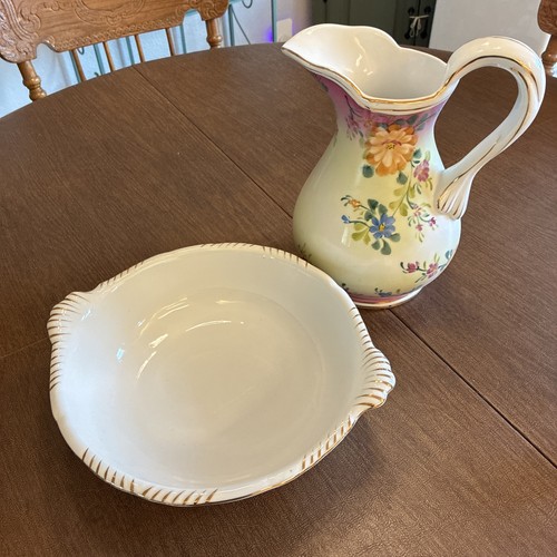 Limoges china water - water, pitcher