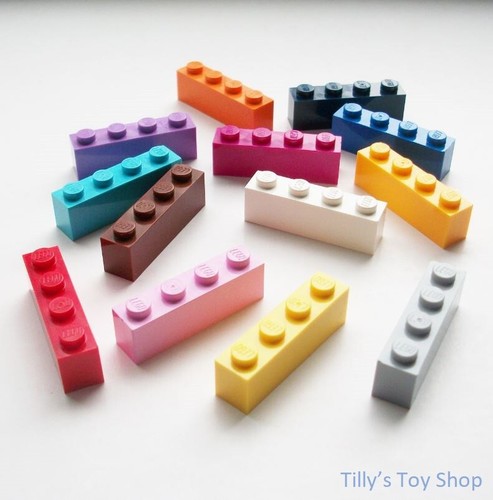 Lego 1x4 stud bricks - -,