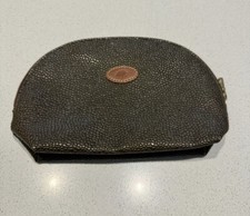 Mulberry vintage purse clutch make-up vanity bag brown leather