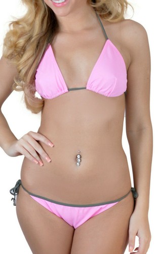 Bright pink triangle - pink,