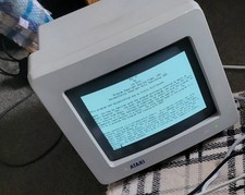 Atari SM124 HiRes mono monitor