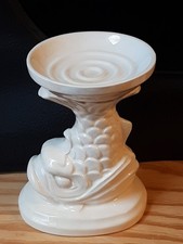 Vintage ceramic pedestal soap - pedestal,
