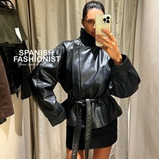 ZARA WOMAN NWT FW25 BLACK FAUX