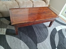 Solid Wooden Coffee Table 120x60x 45cm In Good Condition With Minor Scratches