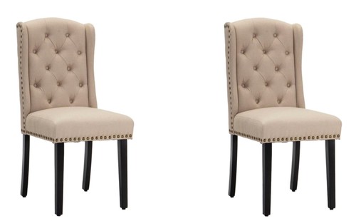 Dining chairs set button - of, 2
