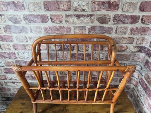 Vintage bamboo rattan magazine - bamboo,