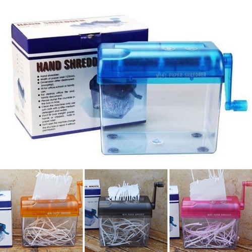Paper shredder manual - manual, portable