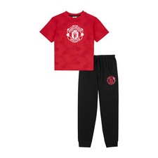 Manchester United F.C Boys Pyjamas Man Utd 100% Cotton PJs Official Merchandise