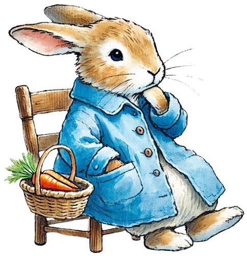 Colourful peter bunny rabbit - peter,