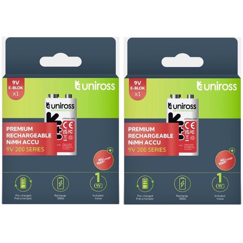 Uniross 9v rechargeable - x,