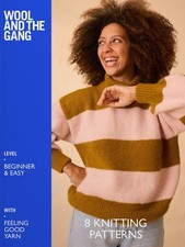 Beginner and Easy Level Knitting Pattern Book for Aran-Weight Yarn - Wool and th