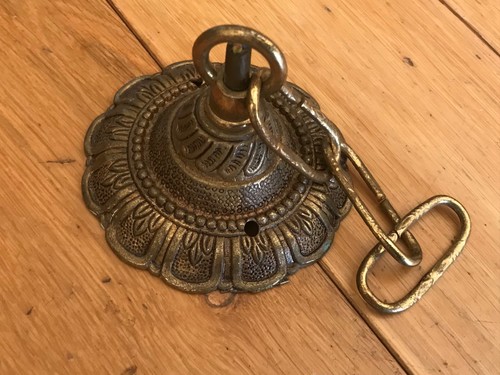 Vintage cast brass - cast, plate