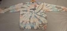 NAPAPIJRI SWEATSHIRT JUMPER LARGE P2P 23.5" TIE DYE PSYCHEDELIC CASUAL MENS ??