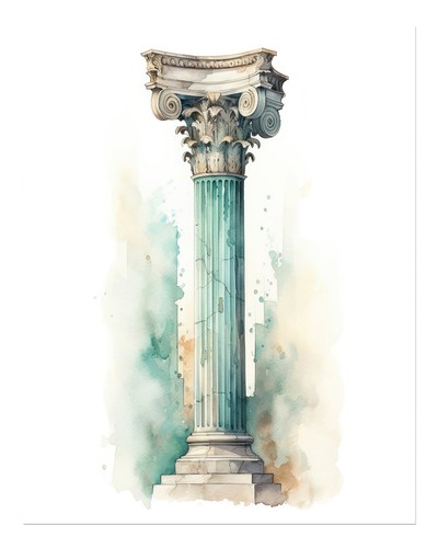 Elegant corinthian column - elegant,