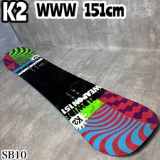 K2 www Snowboard Board 151cm Rocker Twin Tip Snowboard