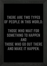 People Types Framed Wall Art