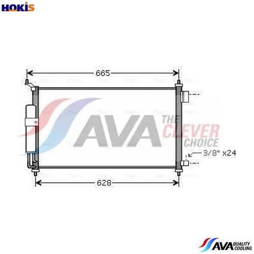 Condenser air conditioning - condenser,
