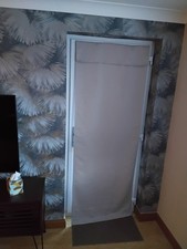 Fabric Door Blind Blackout