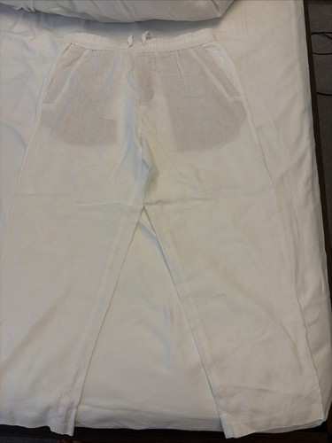Zara white linen trousers - zara,