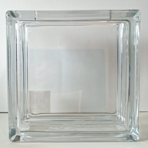 Hobbycraft clear glass block - glass,
