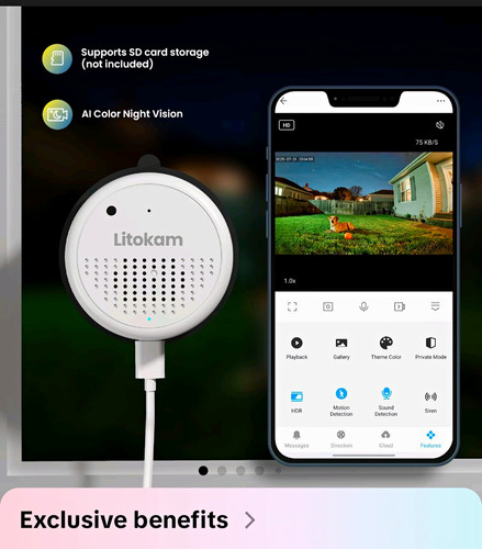 Litokam 3mp window - 2k,