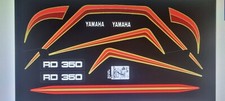 YAMAHA RD350LC  DECAL KIT,  Mars Bar, WITHOUT TANK DECALS